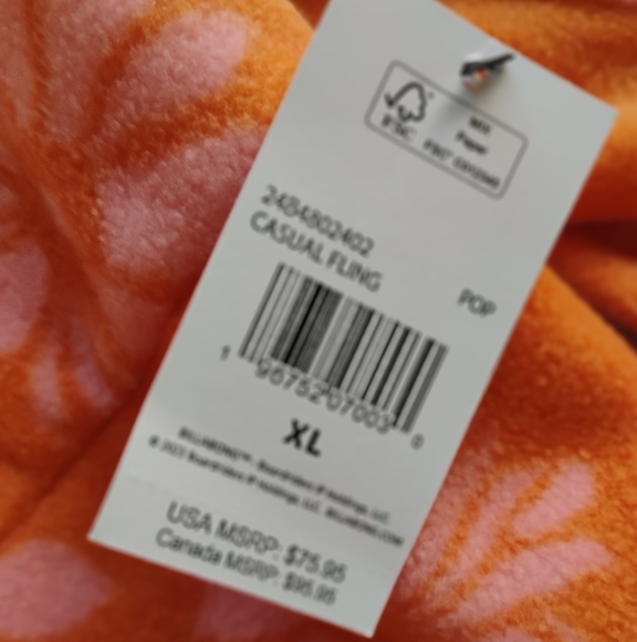 BILLABONG NEW Casual Fling Half Zip Pullover Fleece - Picture 14 of 14